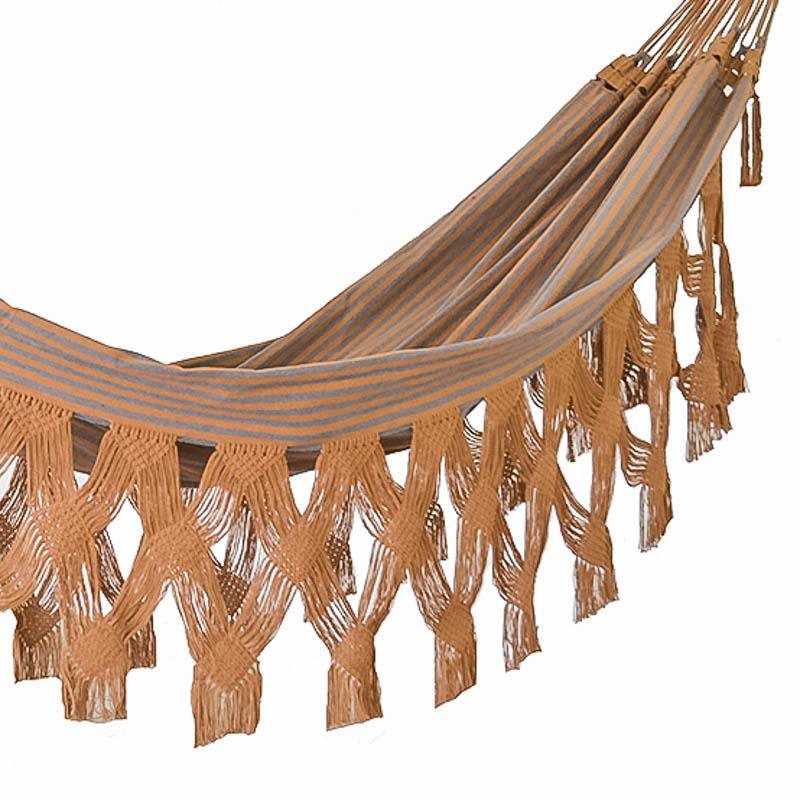 62615 rede descanso hammock franjas rustica decoracao design brazilian brasil artesanato handmade marrom handycraft artesintonia 1
