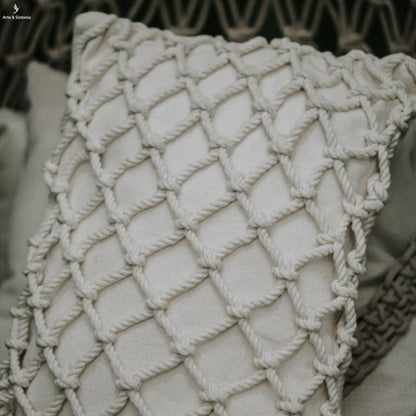capa almofada decorativa macrame corda home decor artesanal artesintonia 2