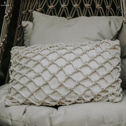 capa almofada decorativa macrame corda home decor artesanal artesintonia 3