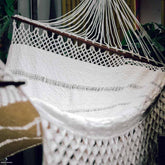 rede hammock descanso grande familia family size dormir americana indiana branca macrame handmade artesanal artesintonia 1