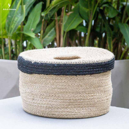 cestaria cesta cesto fibra natural juta tramada decoracao indiana casa home decor objetos versatilidade decorativos boho artesanatos artesintonia 2