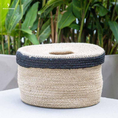 cestaria cesta cesto fibra natural juta tramada decoracao indiana casa home decor objetos versatilidade decorativos boho artesanatos artesintonia 2