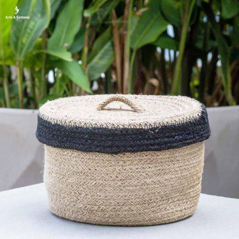 cestaria cesta cesto fibra natural juta tramada decoracao indiana casa home decor objetos versatilidade decorativos boho artesanatos artesintonia 4