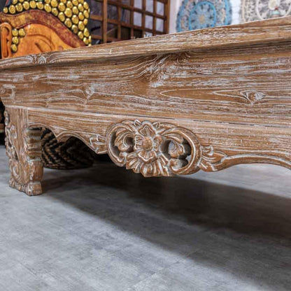 mesa madeira teka rustic wood mobile rústico boho artesanato móveis balinês indonésia loja compras artesintonia
