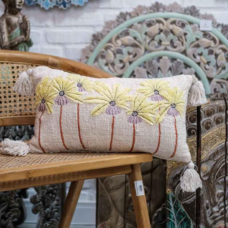 capa almofada bordado conforto boho artesanato têxtil bali indonésia cushion tree art loja artesintonia