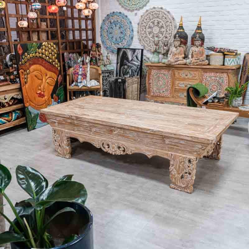 mesa madeira teka wood table rustic rústico boho artístico mobília bali indonésia loja artesintonia compras