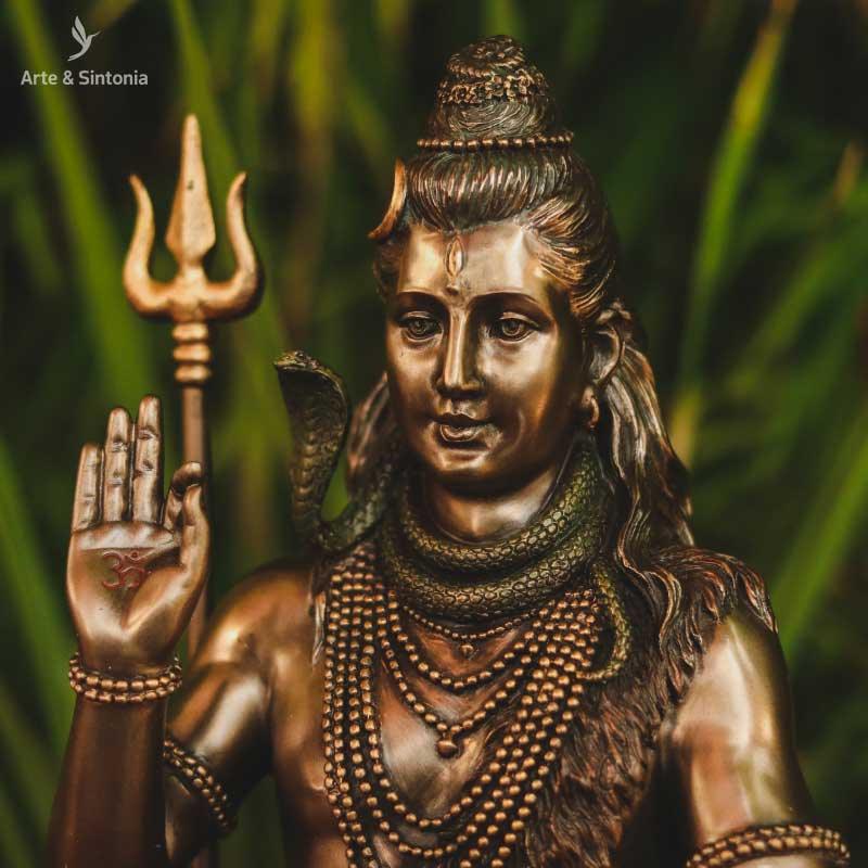 Estátua de Shiva Bronze 25cm