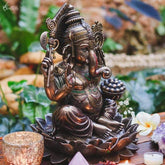 A03954 lord deus divindade ganesh ganesha hindu hinduismo decorativo decoracao bronze artesintonia 6