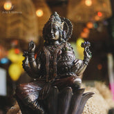 Escultura Deusa Hindu Lakshmi - Arte & Sintonia Deuses Hindus, divindades, divindades all, esculturas, estatuetas zen, Hindus, hindus all, Resina, veronese, Zen