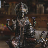 Escultura Deusa Hindu Lakshmi - Arte & Sintonia Deuses Hindus, divindades, divindades all, esculturas, estatuetas zen, Hindus, hindus all, Resina, veronese, Zen