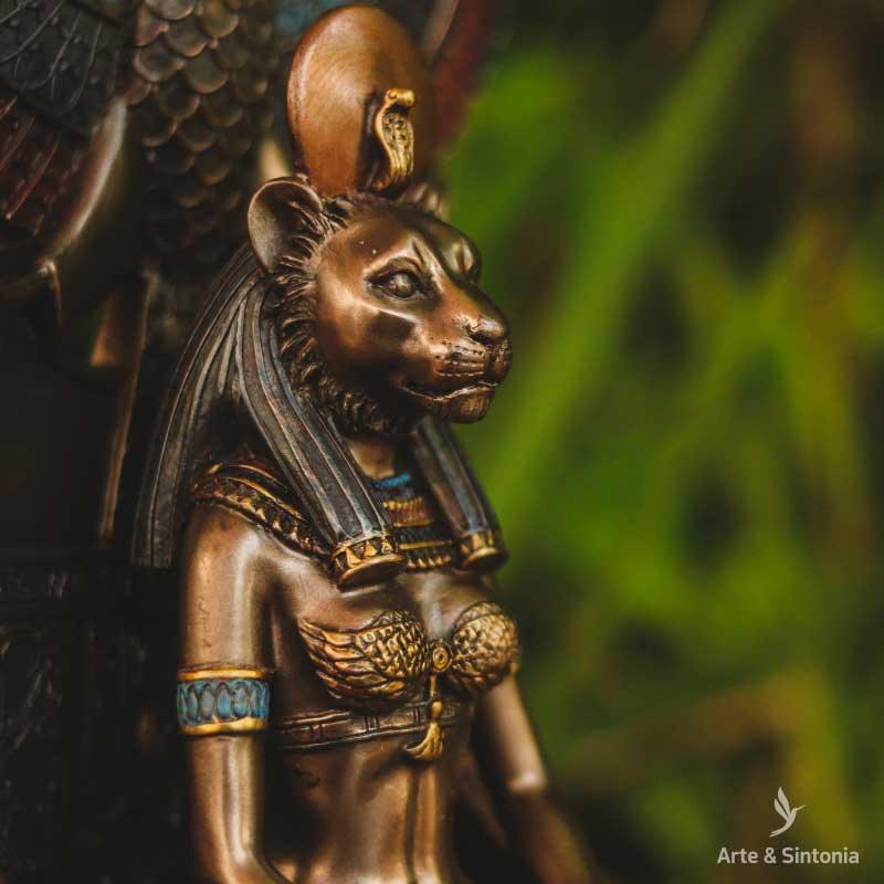 ancient-egyptian-goddess-divindades-antigo-egito-sekmet-estatua-bronze-veronese-design-china