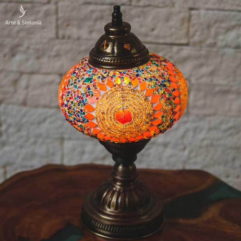 abajur luminaria turca turquia decoracao mosaico branco home living turkish lamp artesintonia 3