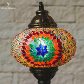 abajur turco rosa mosaico decorativo lamp luminaria turquia turkish artesintonia 3