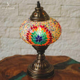 abajur turco rosa mosaico decorativo lamp luminaria turquia turkish artesintonia 4