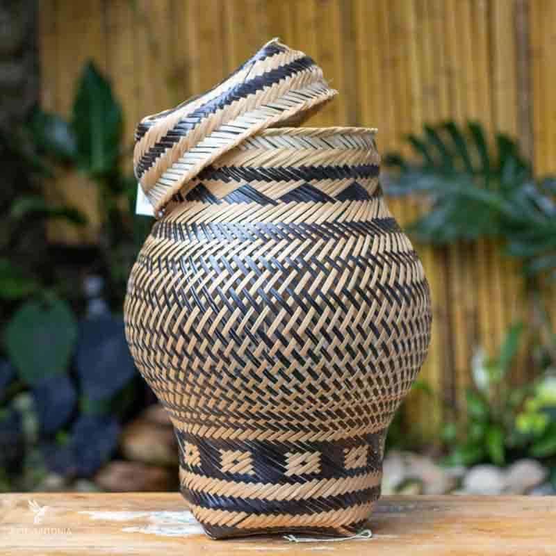 basket cover cesto tampa organizador fibra natural aruma colorido arte baniwa cestaria indigena