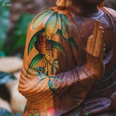 AP1 19 escultura budabuddha altar tatto pintura artistica artesanal madeira home decor decoracao zen budista artesintonia 7 2
