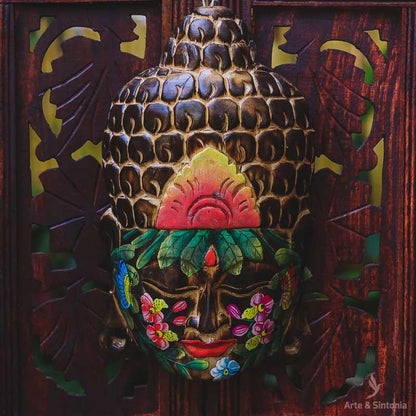 mascara-mask-pequena-decorativa-buddha-buda-tatuada-tatto-floral-flores-natureza-artesanal-madeira-artesanal-artesanato-balines-bali-indonesia-divindades-1
