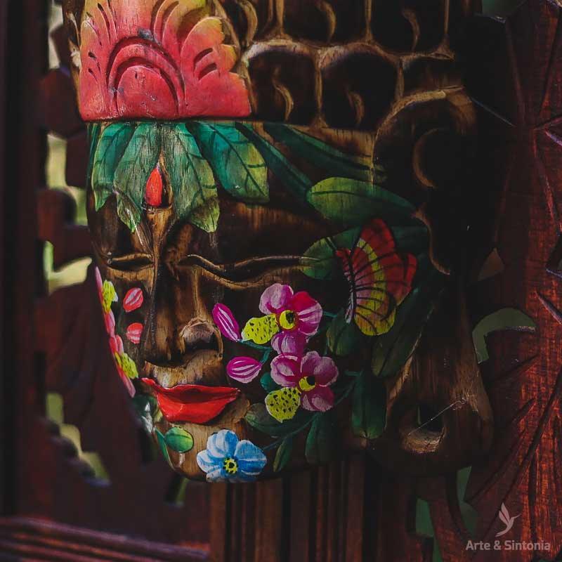 Cabeça de Buda Tattoo 30cm - Arte &amp; Sintonia bali 22, bali23, Budas, mascara, tattoo, variacao