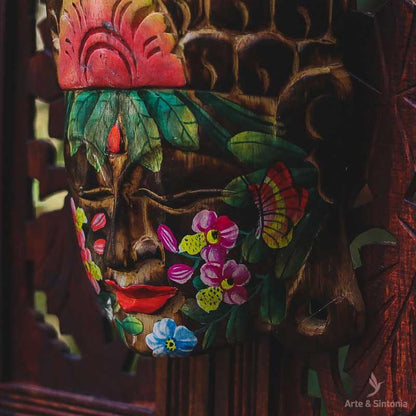 Cabeça de Buda Tattoo 30cm - Arte &amp; Sintonia bali 22, bali23, Budas, mascara, tattoo, variacao