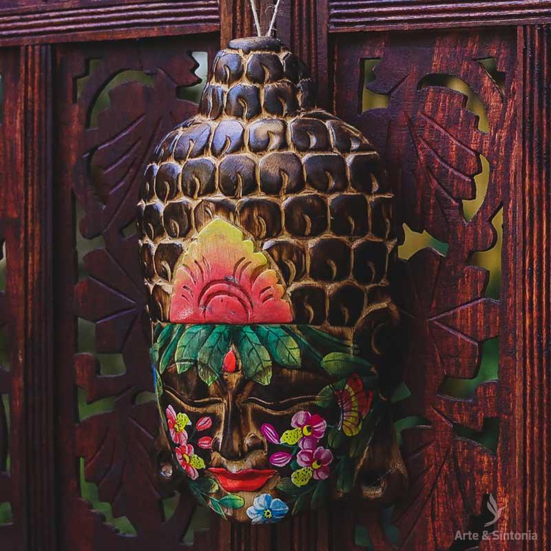 Cabeça de Buda Tattoo 30cm - Arte &amp; Sintonia bali 22, bali23, Budas, mascara, tattoo, variacao