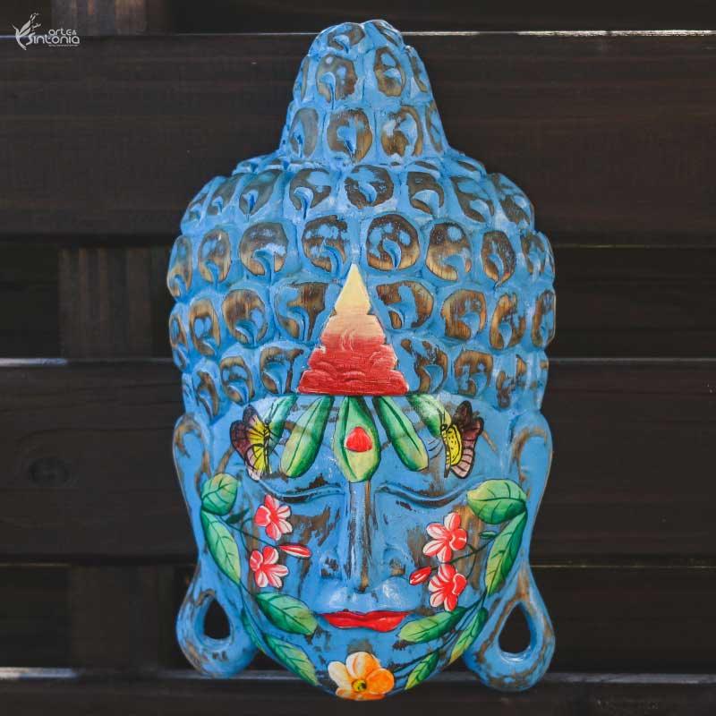 mascara blue azul tatuada tattoo pintura artistica bali decoracao paredes indonesia artesintonia 1
