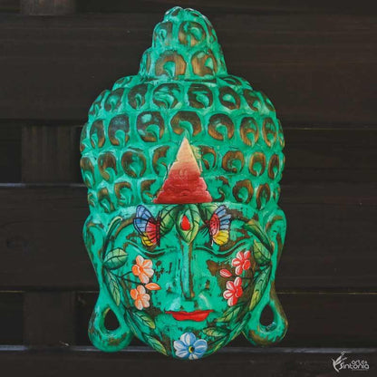 mascara verde green tatuada tattoo pintura artistica bali decoracao paredes indonesia artesintonia 1
