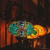 Arandela Turca Mosaico Color 35cm - Arte & Sintonia arandelas, luminarias, luminarias turcas, mosaico