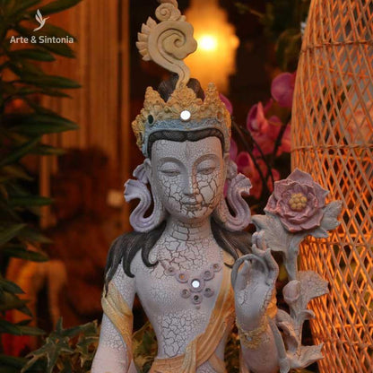 divindade-hindu-deusa-escultura-hindusita-pintura-craquelada-home-decor-decoracao-decorativa-zen-artesanal-divindades-artesintonia-tara-budismo-2
