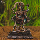 escultura decorativa resina  kali hindu goddess home decor ambiente zen veronese design