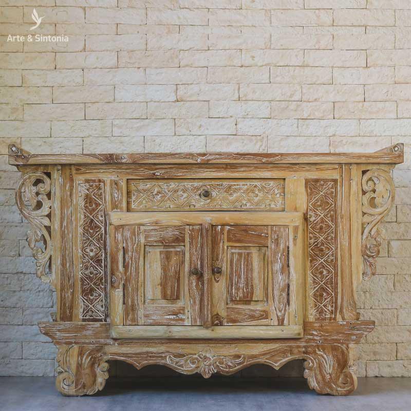 movel mobilia oriental gabinete bali madeira suar entalhada indonesia decoraca balinesa home decoration patina boho casa decoracao artesintonia 4