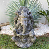 escultura para jardim ganesh em cimento bali decoracao hindu divindade garden decoration artesintonia 4