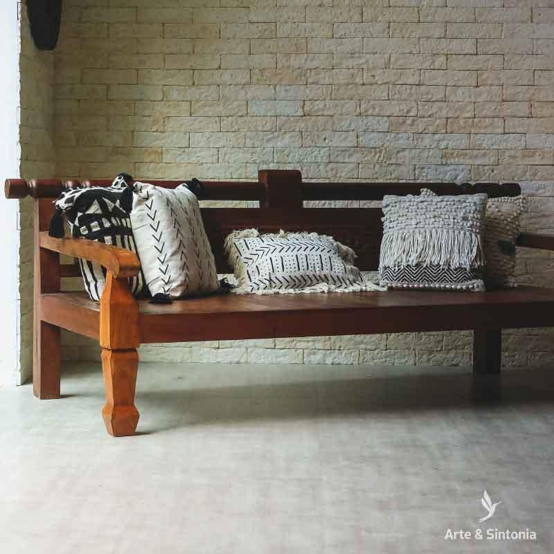 banco daybed oriental balines madeira wooden carved entalhado moveis mobilia movel indonesia artesintonia teka teca -0