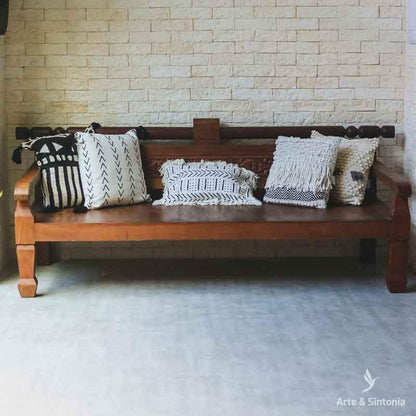 banco daybed oriental balines madeira wooden carved entalhado moveis mobilia movel indonesia artesintonia teka teca -1