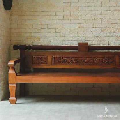 banco daybed oriental balines madeira wooden carved entalhado moveis mobilia movel indonesia artesintonia 2