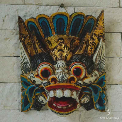 mascara-mask-barong-branca-madeira-home-decor-decorativa-decoracao-divindades-balinesa-artesintonia-1