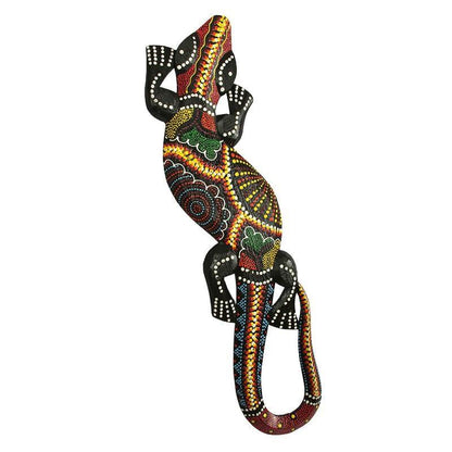 CI2 gecko colorido modelo01 animais decorativos artesanal arte bali indonesia artesintonia 1