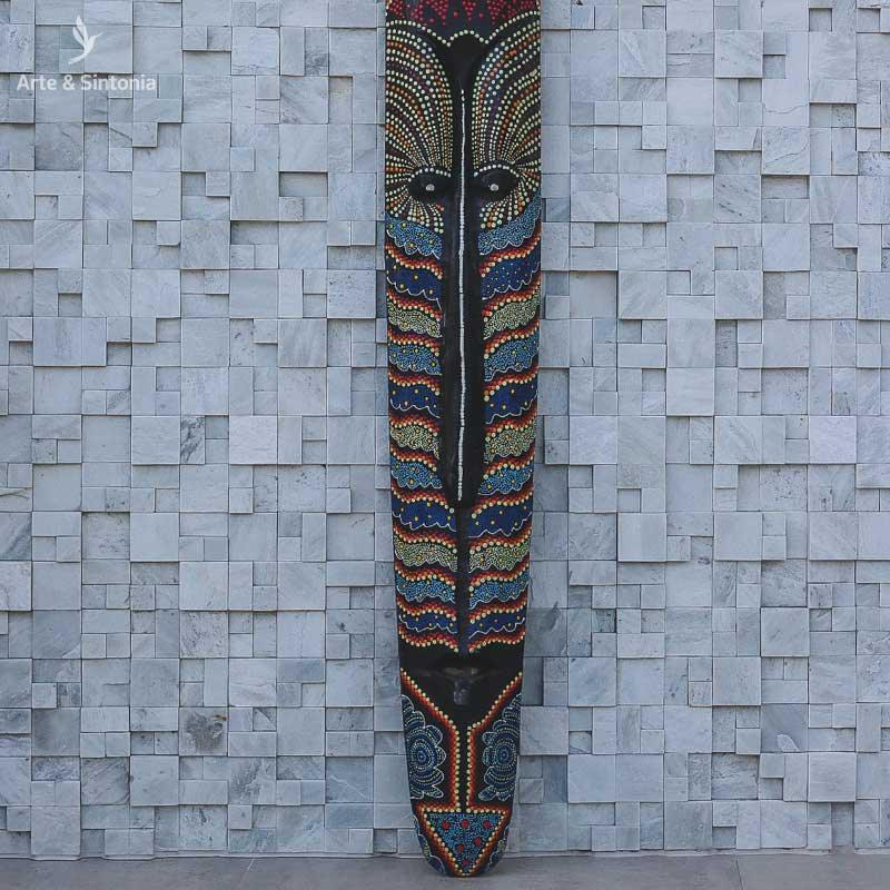 Máscara Decorativa Lombok 200cm - Arte &amp; Sintonia bali 22, bali2021, bali22, decor de paredes, mascaras