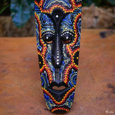 Máscara Lombok Color 50cm - Arte & Sintonia bali22, etnicos all, madeira, mascaras