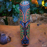 Máscara Lombok Color 50cm - Arte & Sintonia bali22, etnicos all, madeira, mascaras