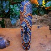 Máscara Lombok Color 50cm - Arte & Sintonia bali22, etnicos all, madeira, mascaras