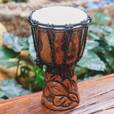 CP8 19 djembe tambor madeira instrumento entalhado africano musical artesanal bali indonesia artesintonia 1