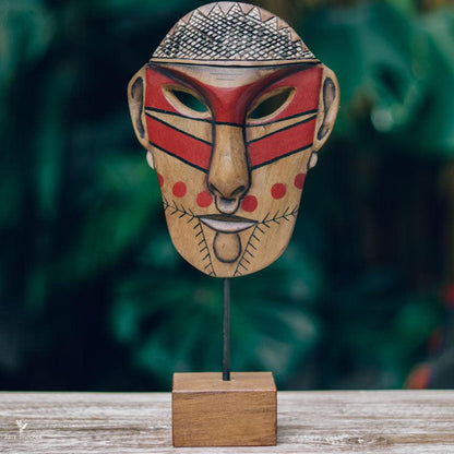 mascara decorativa etnia ashaninka indigena home decor etnica decorativa artesanal artesanato curral da cor artesintonia 13