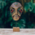 mascara indigena tribo parecis decor decoracao etnica ethnic artesanal artesanato entalhados pintura base brasileiros curral da cor handmade artesintonia 1