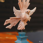 resplendor pedestal espirito santo madeira artesanato mineiro curral 3