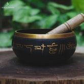 Tigela Tibetana Orin Preta - Arte & Sintonia instrumentos, orin, Zen