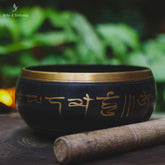 Tigela Tibetana Orin Preta - Arte & Sintonia instrumentos, orin, Zen