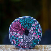 almofada orin sino tibetano indiano decoracao mandalas azul rosa colors artesintonia 1