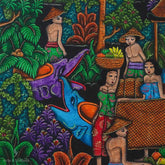 tela pintura culture cultura balinesa trabalhadores balineses home decor decoracao bali paredeindonesia arte decor decoracao artesintonia 4