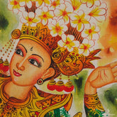pintura tela danca balinesa bali indonesia decor decorativa artesintonia 9