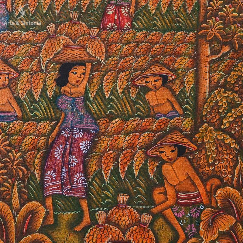 DA2-212 tela decorativa trabalhadores balineses-nature-natureza-produto-artesanal-bali indonesia home decor decoracao balinesa artesintonia 3